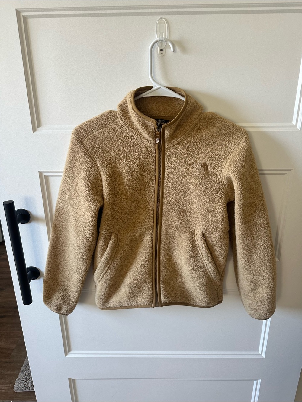 The North Face Boys' Tan Fleece Jacket - Cozy Full-Zip